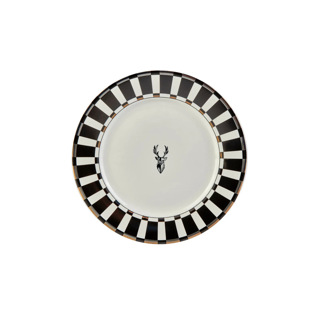 Service de table Karaca Aries pour 6 personnes, 24 pièces, noir