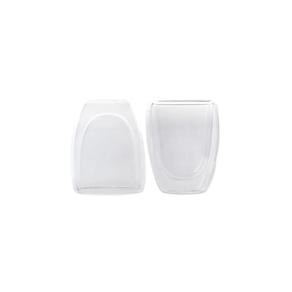 Tasses Karaca à double paroi en verre borosilicate pour 2 personnes, 150 ml