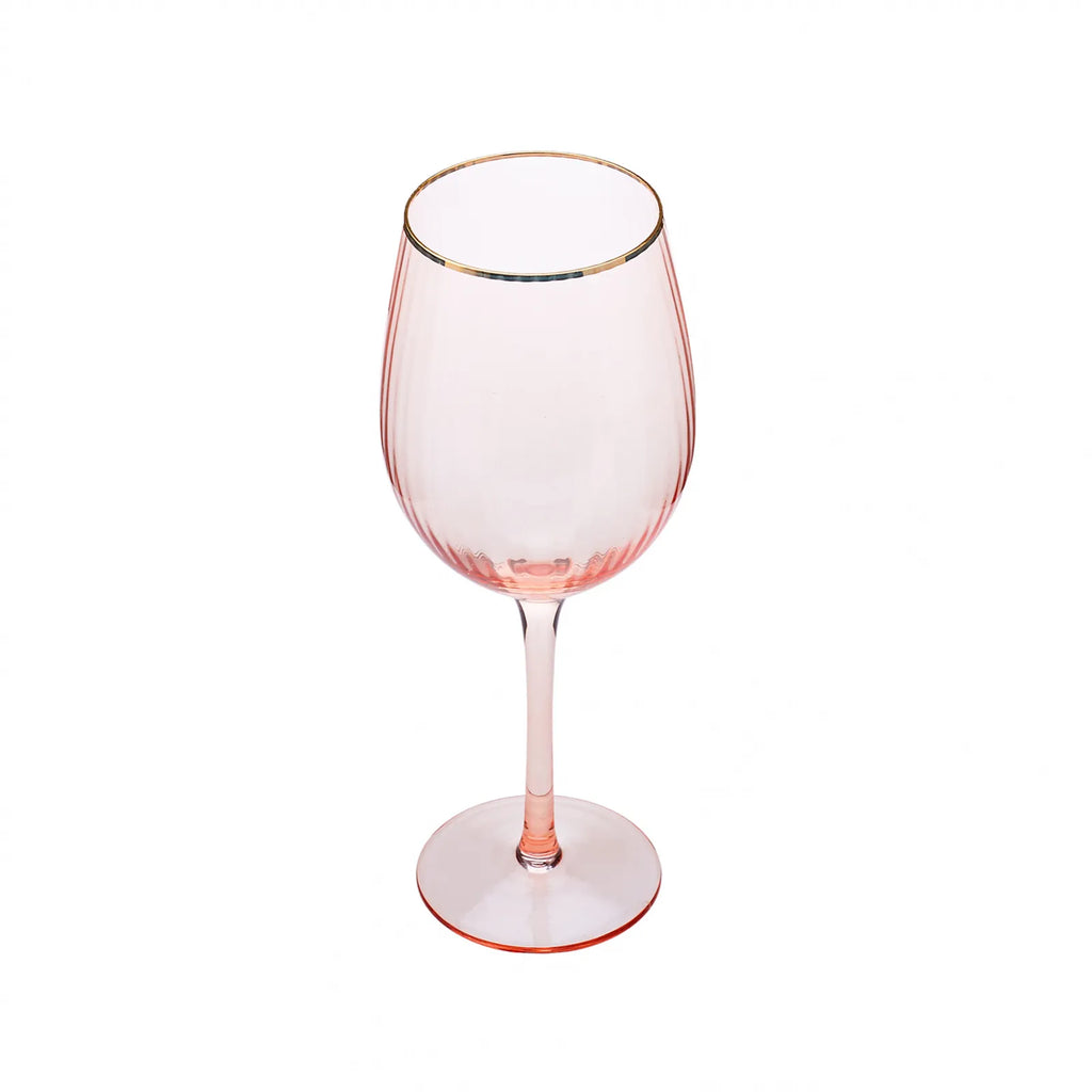 Verre à pied Karaca Gemma, 510 ml, couleur saumon