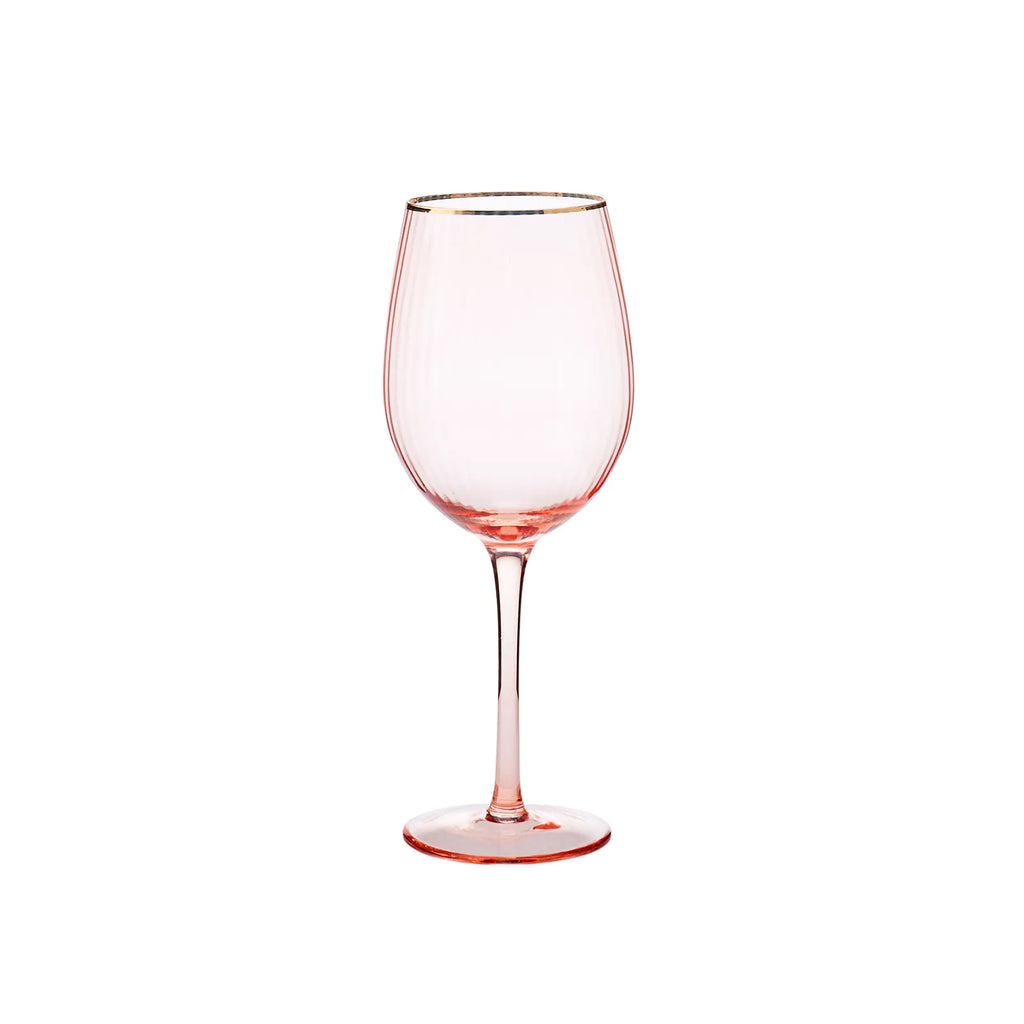 Verre à pied Karaca Gemma, 510 ml, couleur saumon
