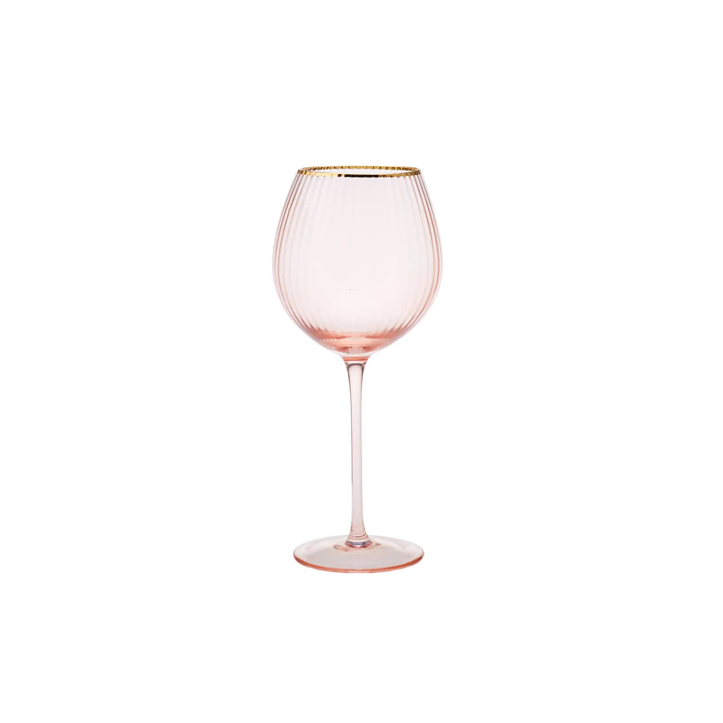 Verre à pied Karaca Gemma, 480 ml, couleur saumon
