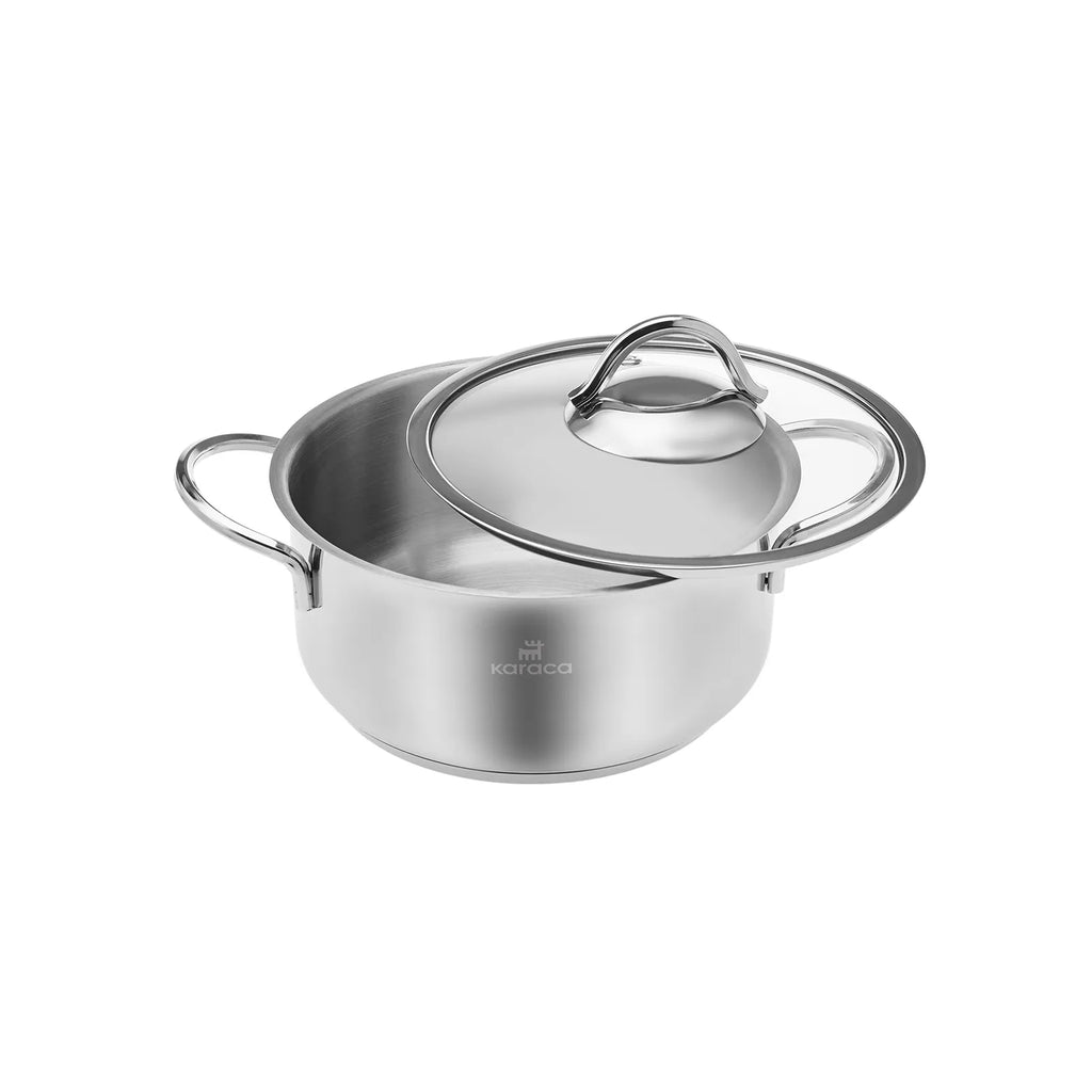 Batterie de cuisine Karaca Ada en acier, 12 pièces