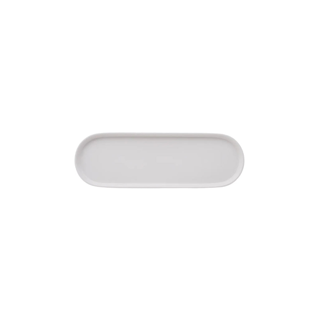Service Petit Déjeuner Karaca Cubique en porcelaine pour 6 personnes, 35 pièces carrées/rectangulaires, gris