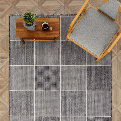 Tapis Kaşmir Halı Dogasever en coton recyclé, 160 x 230 cm