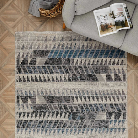 Tapis Kaşmir Halı Dogasever Dalaman animaux recyclé, 160 x 230 cm