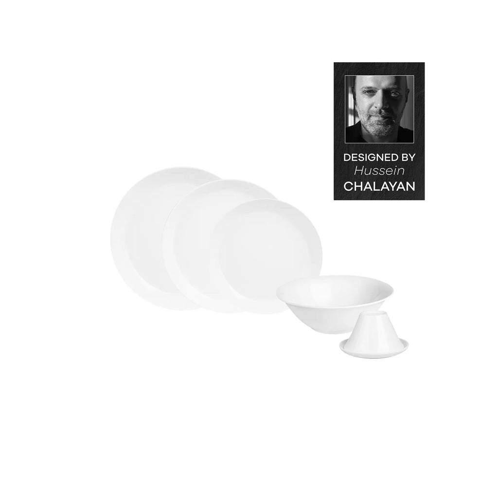 Service de table Karaca X Hussein Chalayan Fine Pearl pour 1 personne, 6 pièces