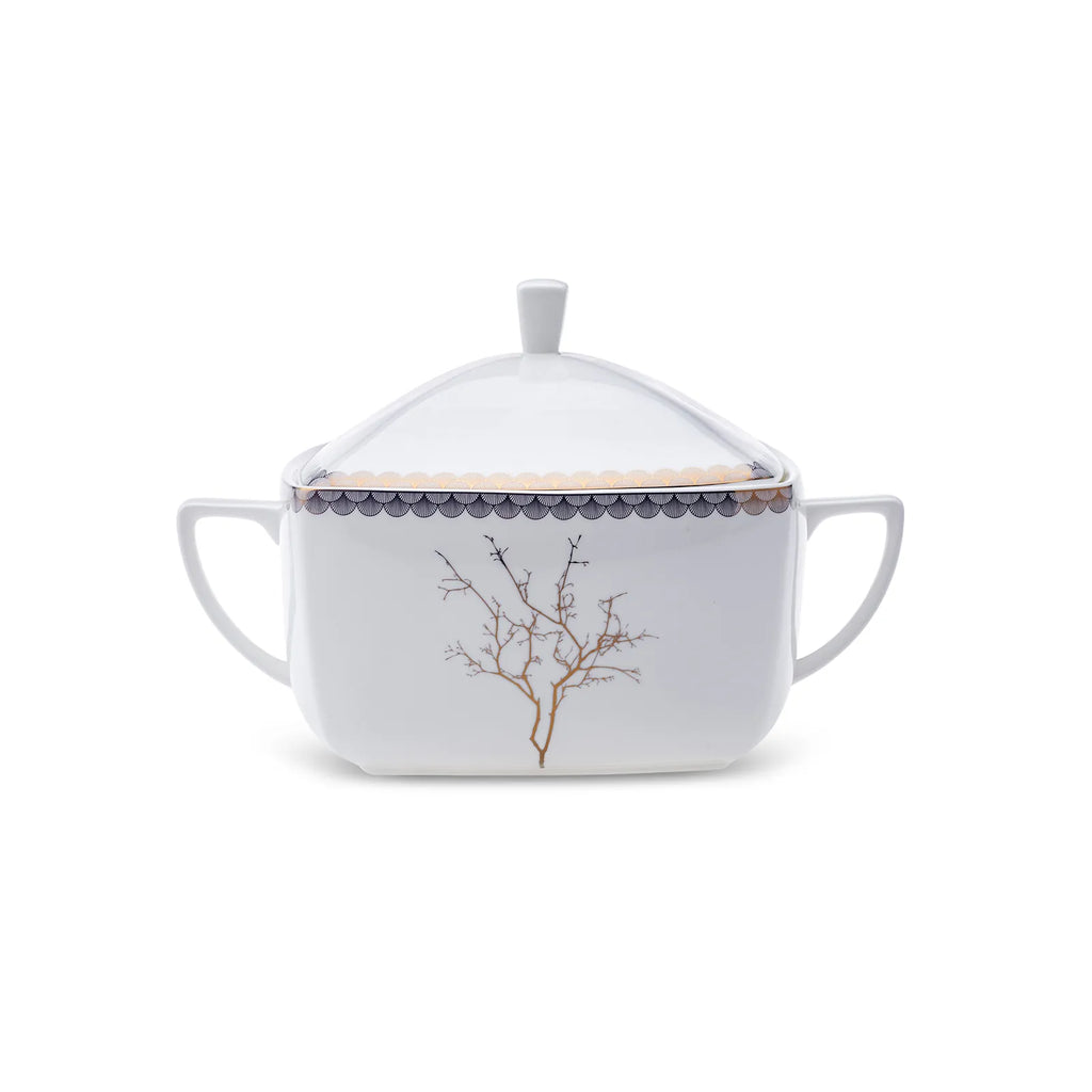 Service de table Karaca Fine Pearl Banyan pour 12 personnes, 62 pièces