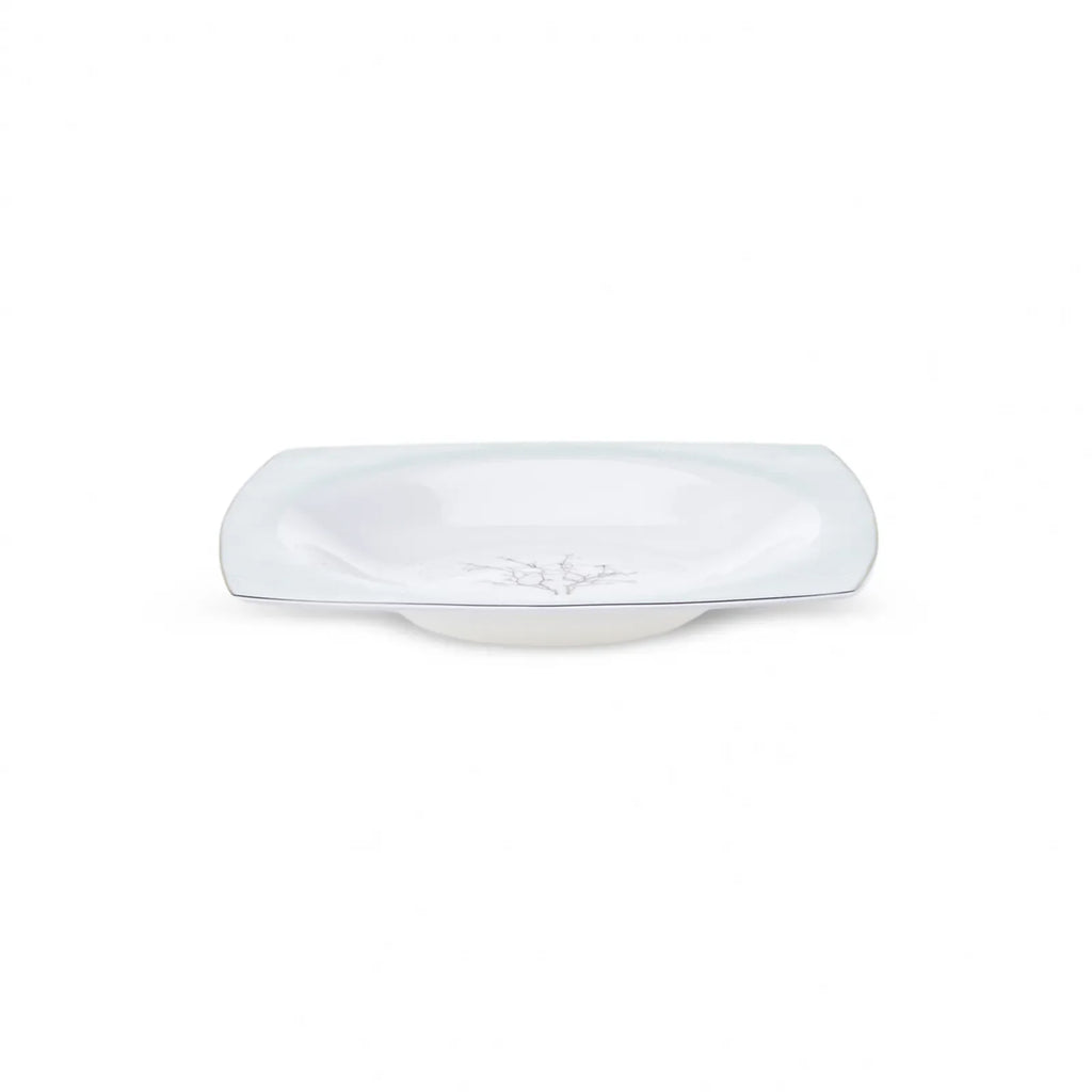 Service Petit Déjeuner Karaca Fine Pearl Banyan pour 6 personnes, 26 pièces carrées/rectangulaires