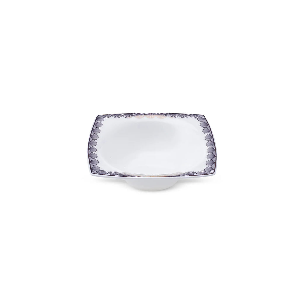 Service Petit Déjeuner Karaca Fine Pearl Banyan pour 6 personnes, 26 pièces carrées/rectangulaires