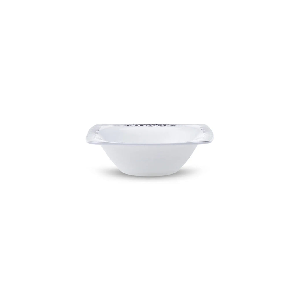 Service Petit Déjeuner Karaca Fine Pearl Banyan pour 6 personnes, 26 pièces carrées/rectangulaires