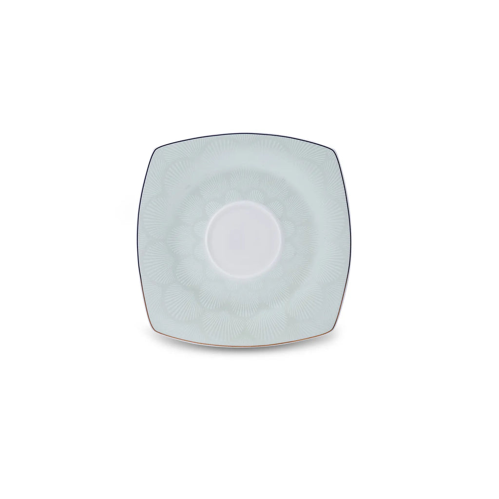 Service Petit Déjeuner Karaca Fine Pearl Banyan pour 6 personnes, 26 pièces carrées/rectangulaires