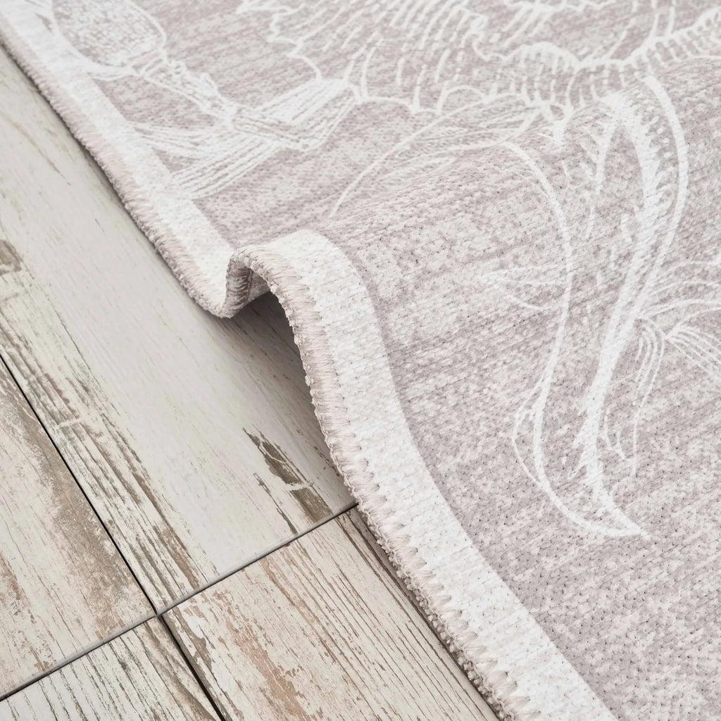 Tapis Kaşmir Halı Décoratif Art Trend Floral Double Face, 120x180 cm