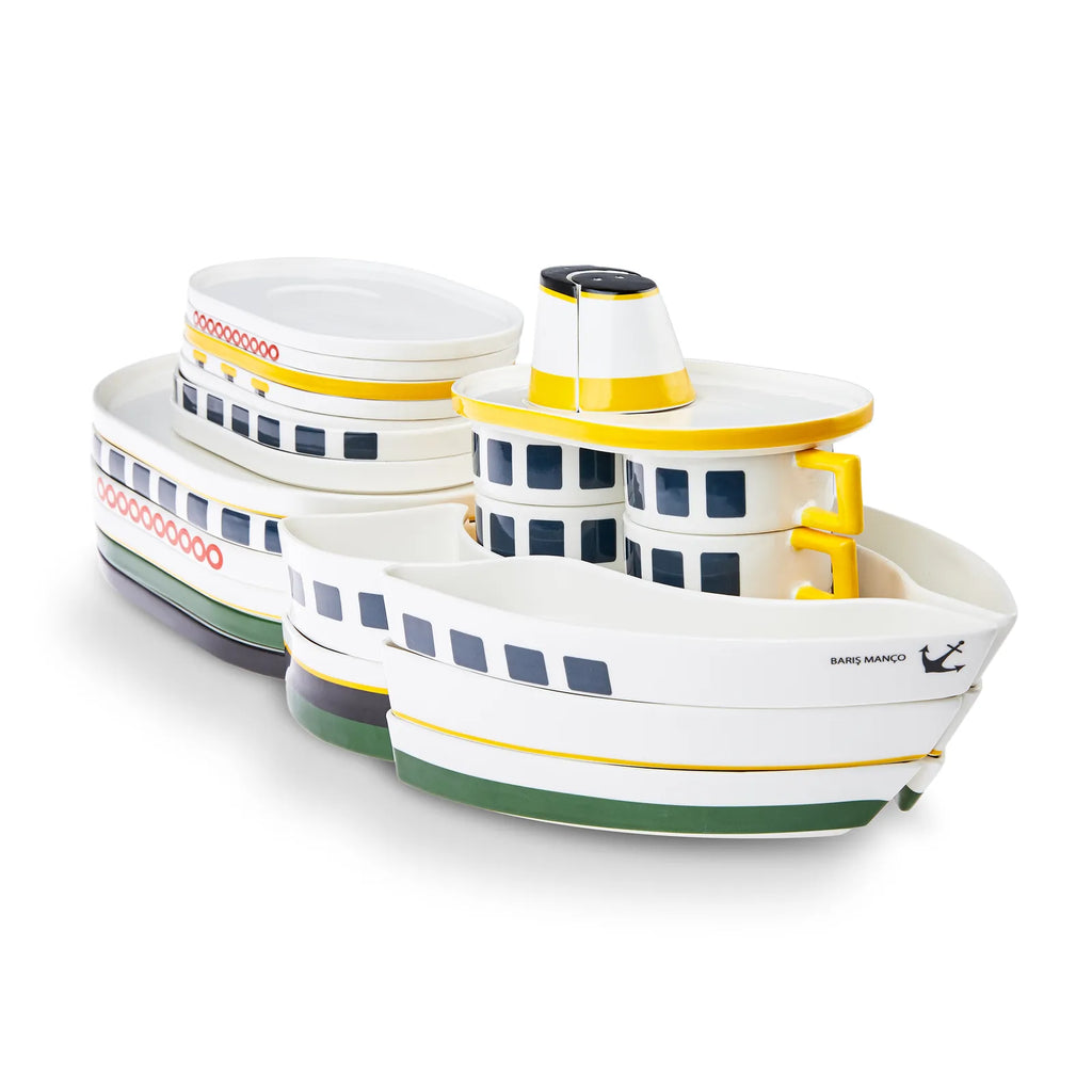 Service Petit Déjeuner Karaca X Ist Collection Ferry de l'île pour 6 personnes