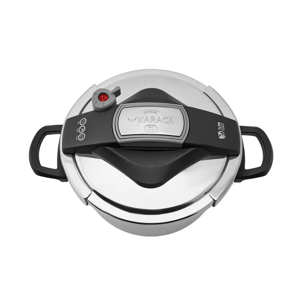 Ensemble d'autocuiseurs Karaca Perfect Gray 4 + 6 L