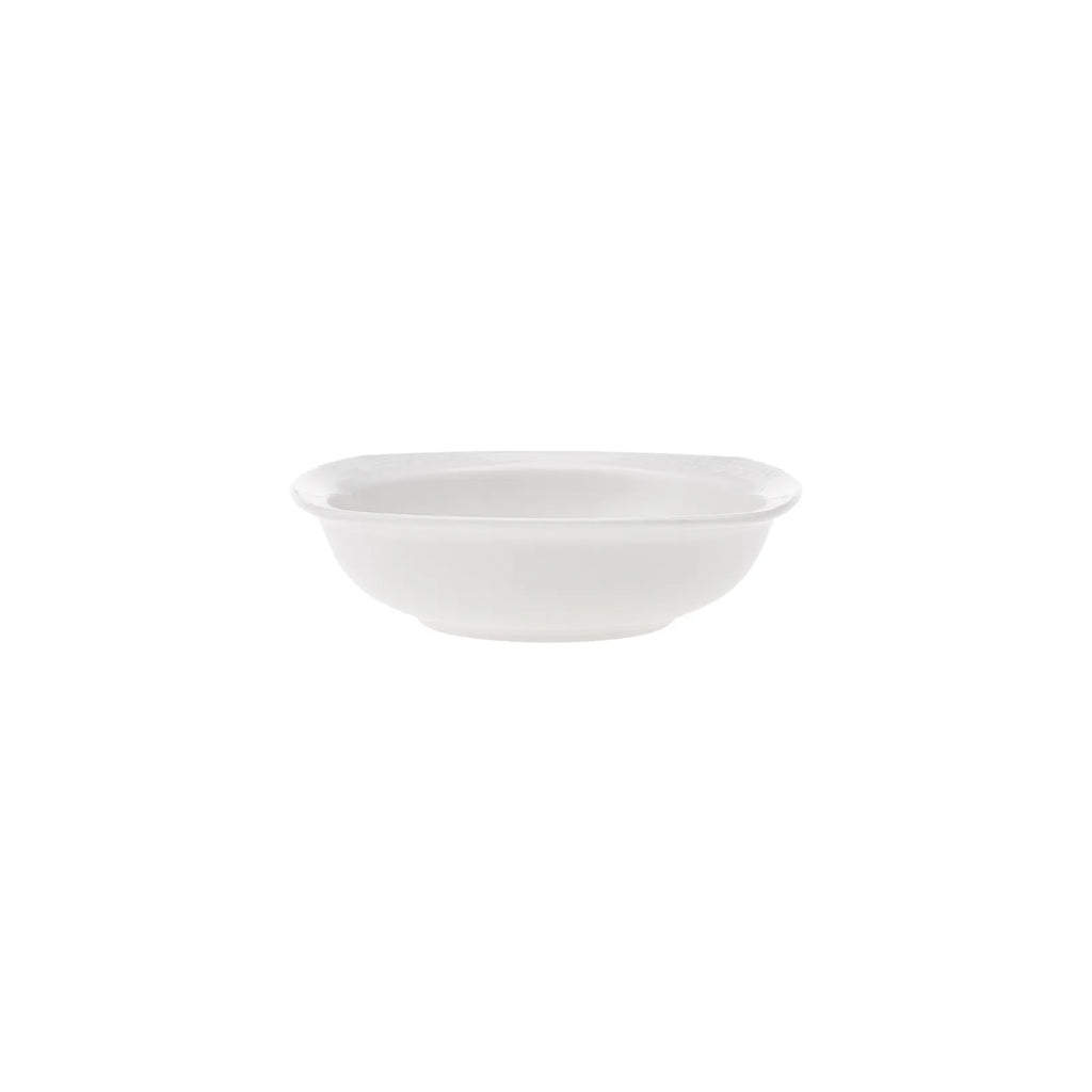 Service de table Karaca New Suha en porcelaine pour 12 personnes, 60 pièces carrées/rectangulaires, couleur crème