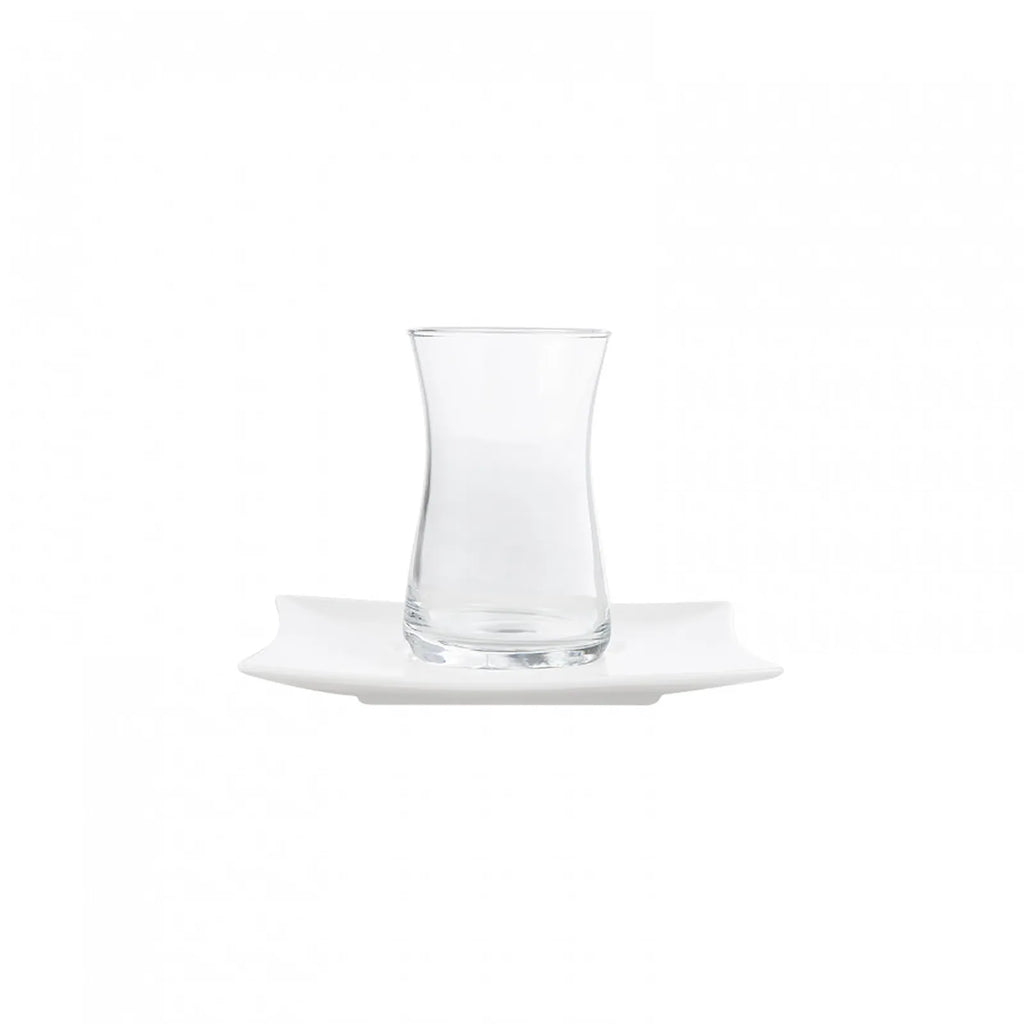 Service Petit Déjeuner Karaca New Perfect White pour 6 personnes, 26 pièces carrées/rectangulaires