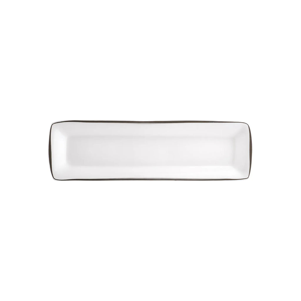 Service Petit Déjeuner Karaca Fine Pearl Agate pour 6 personnes, 26 pièces carrées/rectangulaires, platine