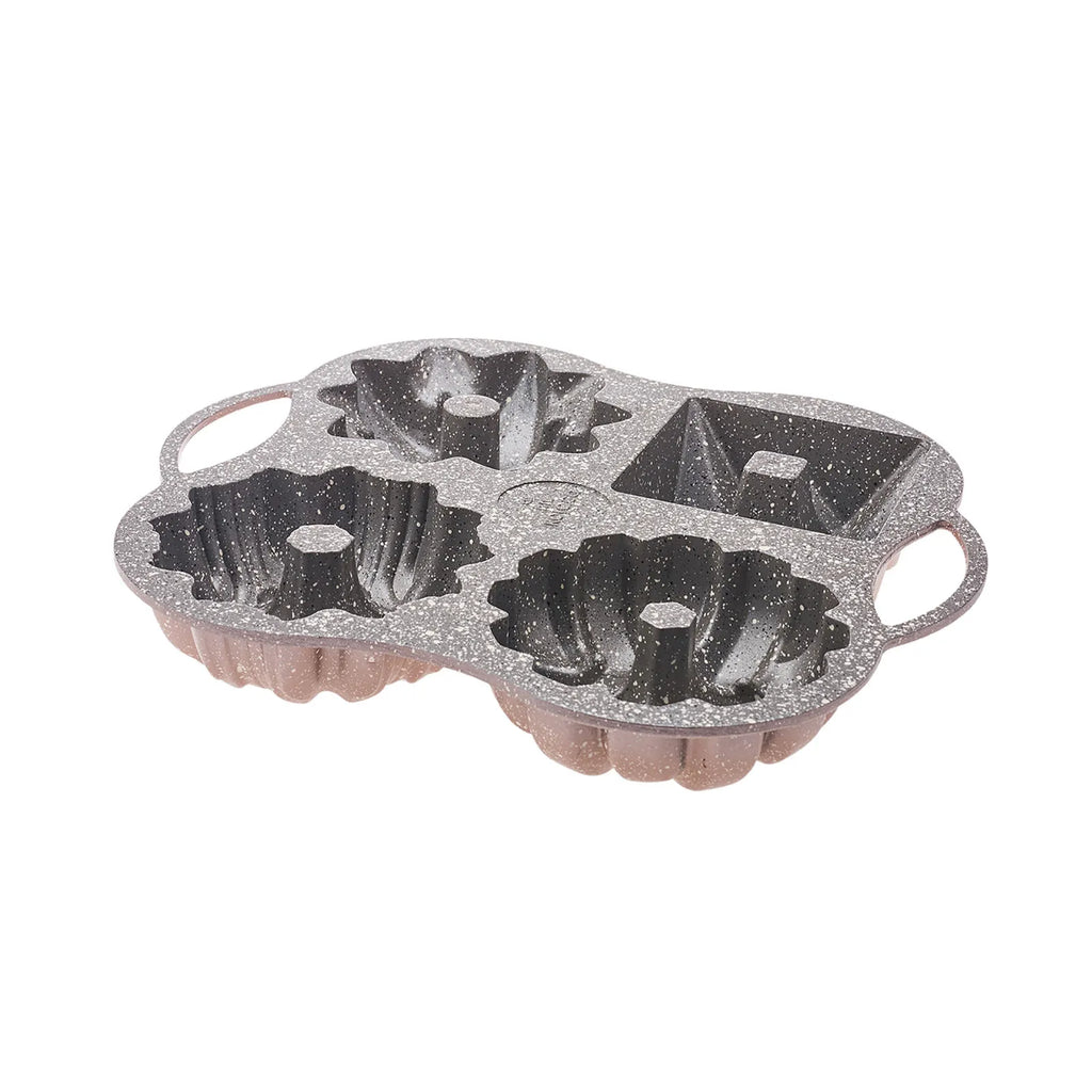 Moule à Gâteau Karaca Cake Pro en Fonte Rosegold - Set de 4