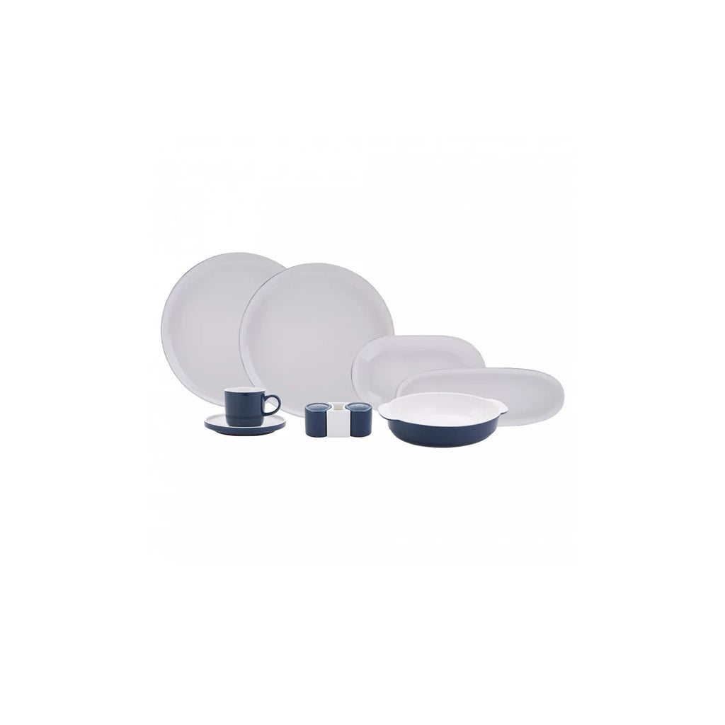 Service Petit Déjeuner Karaca Nordic en porcelaine pour 6 personnes, 27 pièces