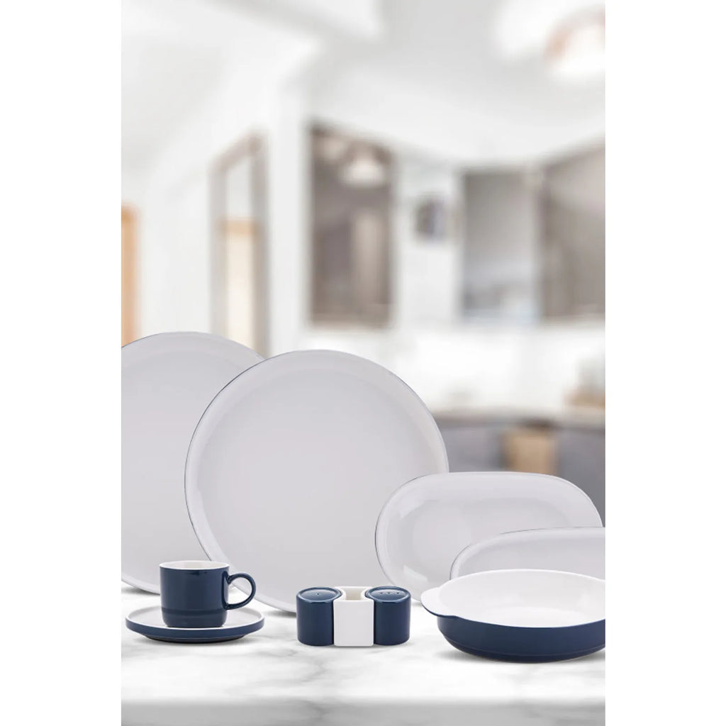Service Petit Déjeuner Karaca Nordic en porcelaine pour 6 personnes, 27 pièces