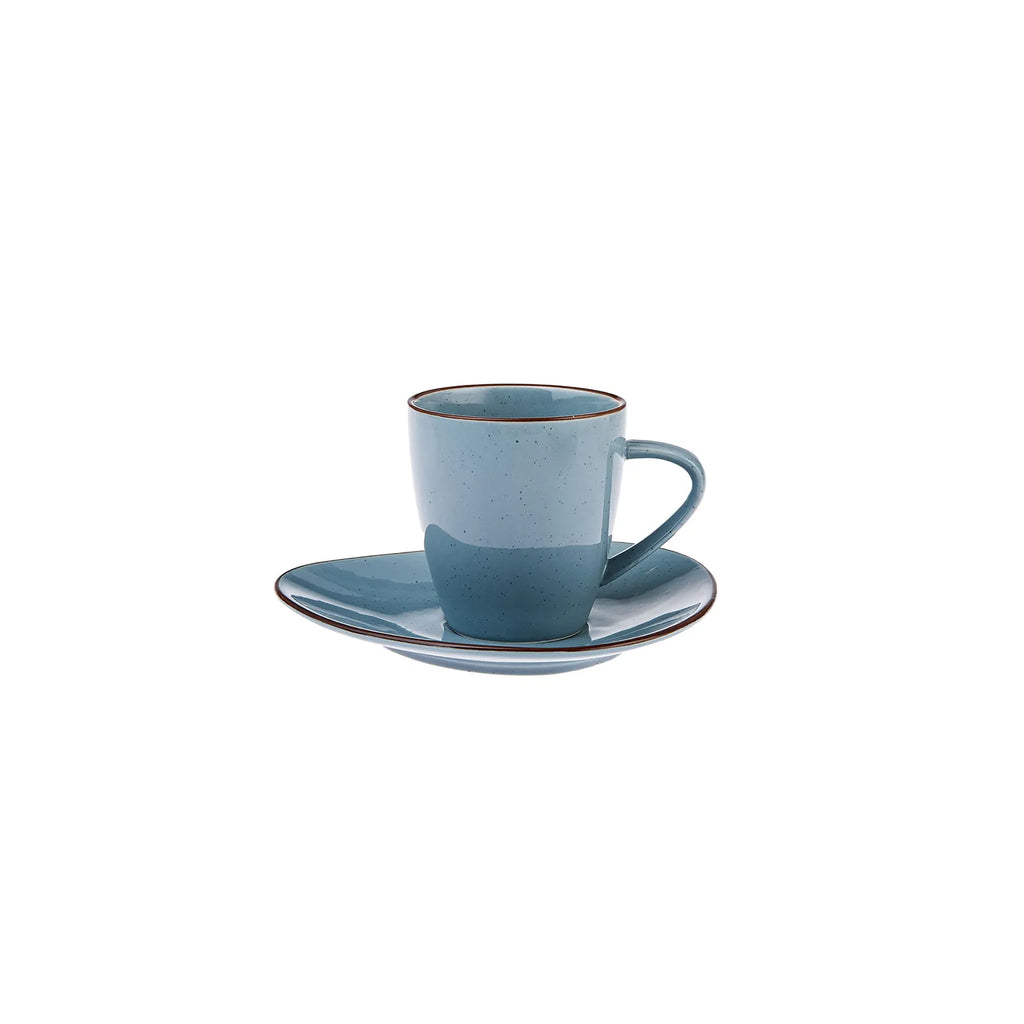 Service Petit Déjeuner Karaca Lagoon en porcelaine pour 6 personnes, 32 pièces
