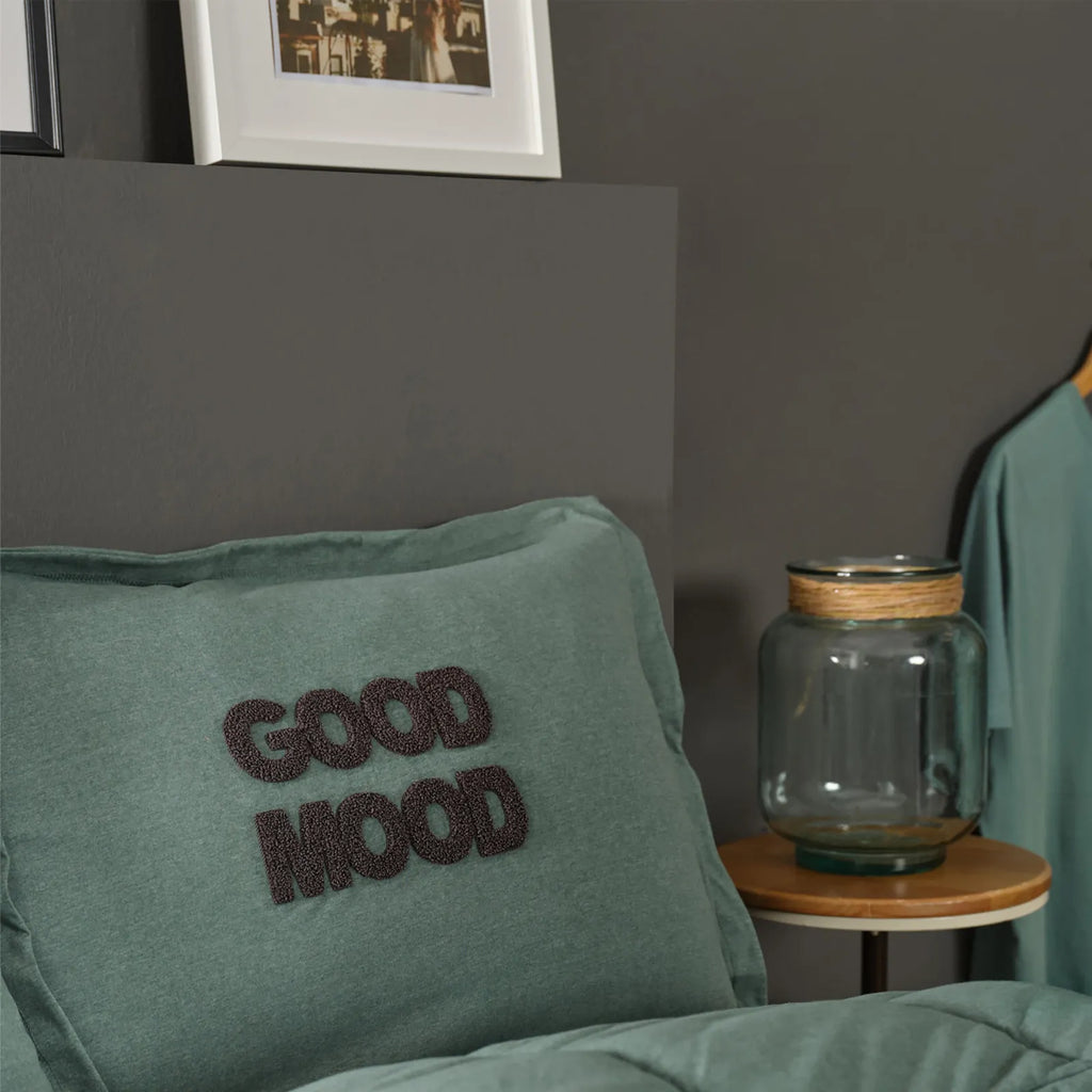 Karaca Home Motto Cotton Comfort Ensemble Lit Simple Pétrole