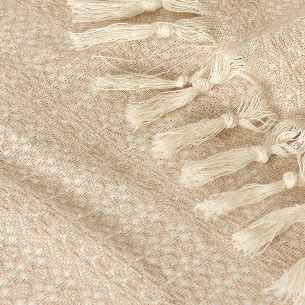 Couverture polyvalente Karaca Home Destina pour lit double, beige