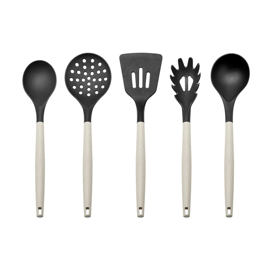 Set de couteaux et planches à découper Karaca Gusto, crème, 12 pièces
