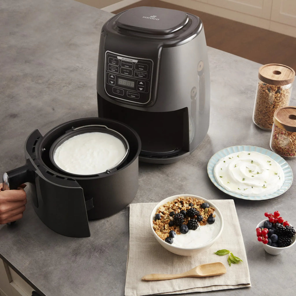 Airfryer Karaca Air Cook XL 2 en 1, blanc lumineux