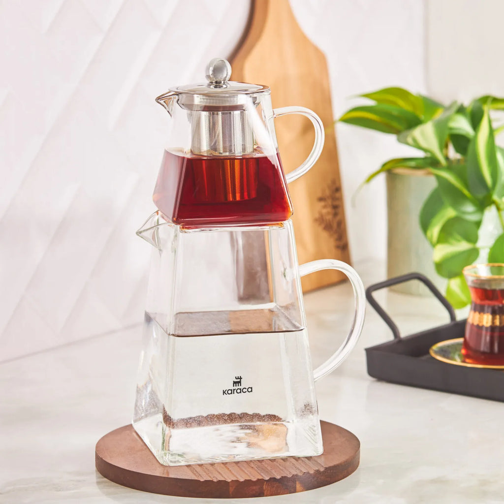 Théière Karaca Giza Verre Borosilicaté