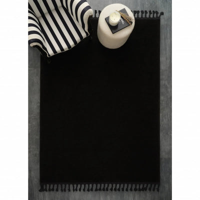 KASMIR HALI 7/24 DORT MEVSIM BLACK 200X2