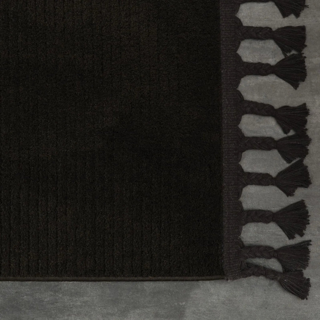KASMIR HALI 7/24 DORT MEVSIM BLACK 200X2