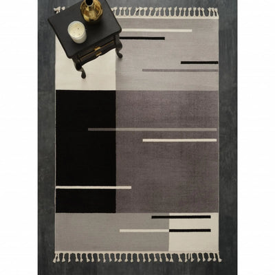 KASMIR HALI 7/24 DORT MEVSIM GRIS 80X300