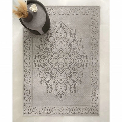 KASMIR HALI 7/24 QUEEN, 160X230 CM, GRİ