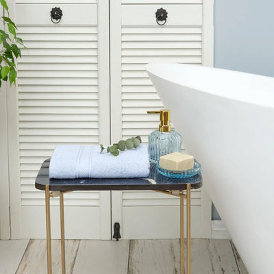 Serviette de toilette Karaca Home Daily Soft 100% coton, 50x90 cm, ice blue