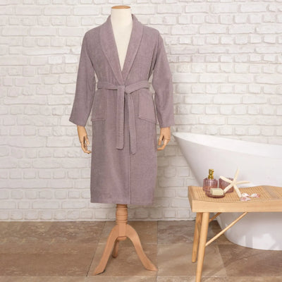 DAILY SOFT GRIS PEIGNOIR FEMME 100% COTON S