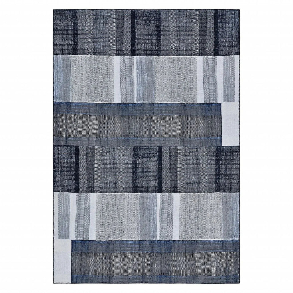 Tapis Kasmır Halı Décoratif Art Trend, Profond Bleu 80X150