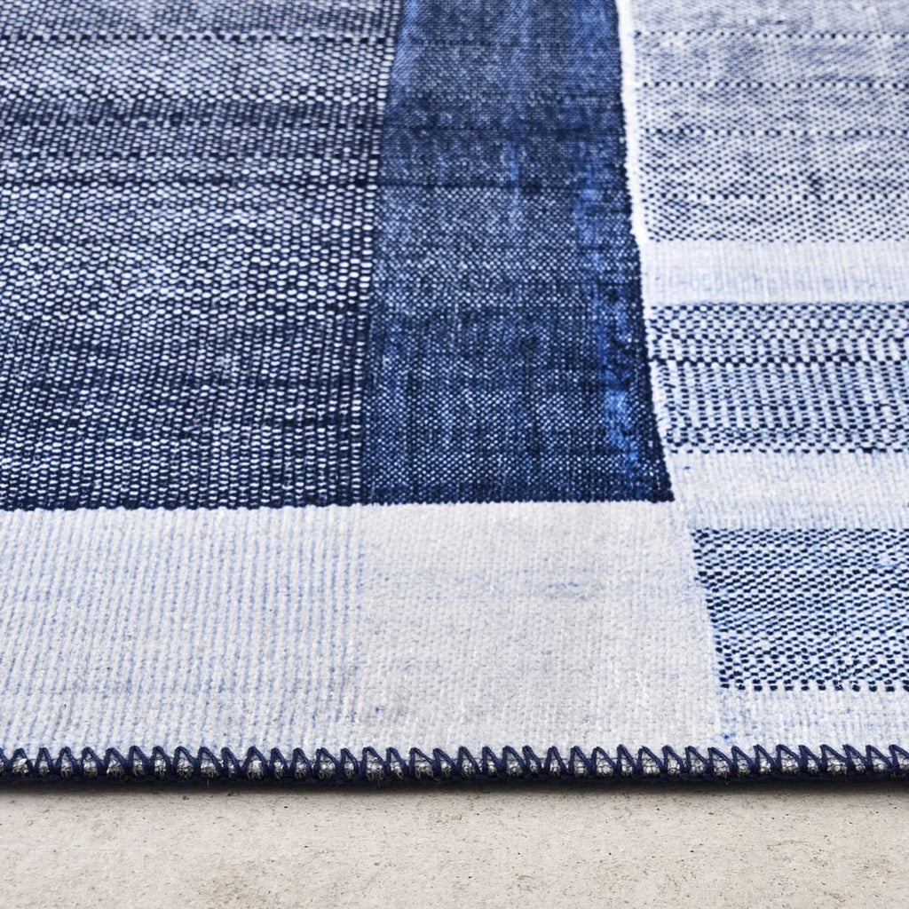 Kasmir Halı Art Décoratif Trend Bleu Profond 120X180