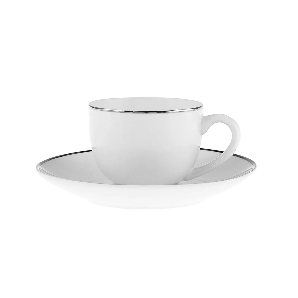 Service de table Karaca Rowan pour 12 personnes, 69 pièces, New Generation Bone, platinum