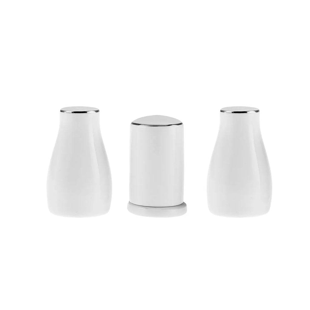 Service de table Karaca Rowan pour 12 personnes, 69 pièces, New Generation Bone, platinum