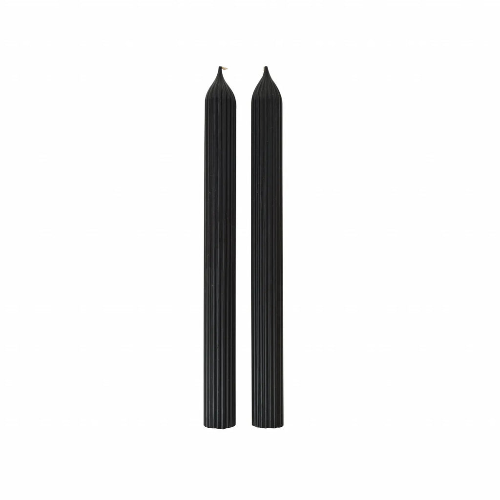 WAVE 2 PİÈCES BOUGEOIR BOUGIE NOIR