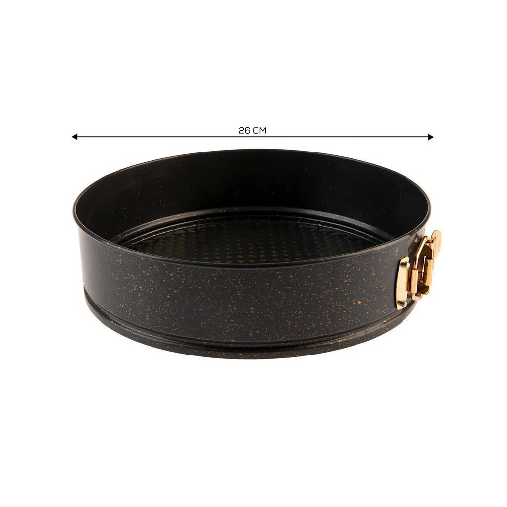 Moule à charnière Karaca, 26 cm, noir et doré