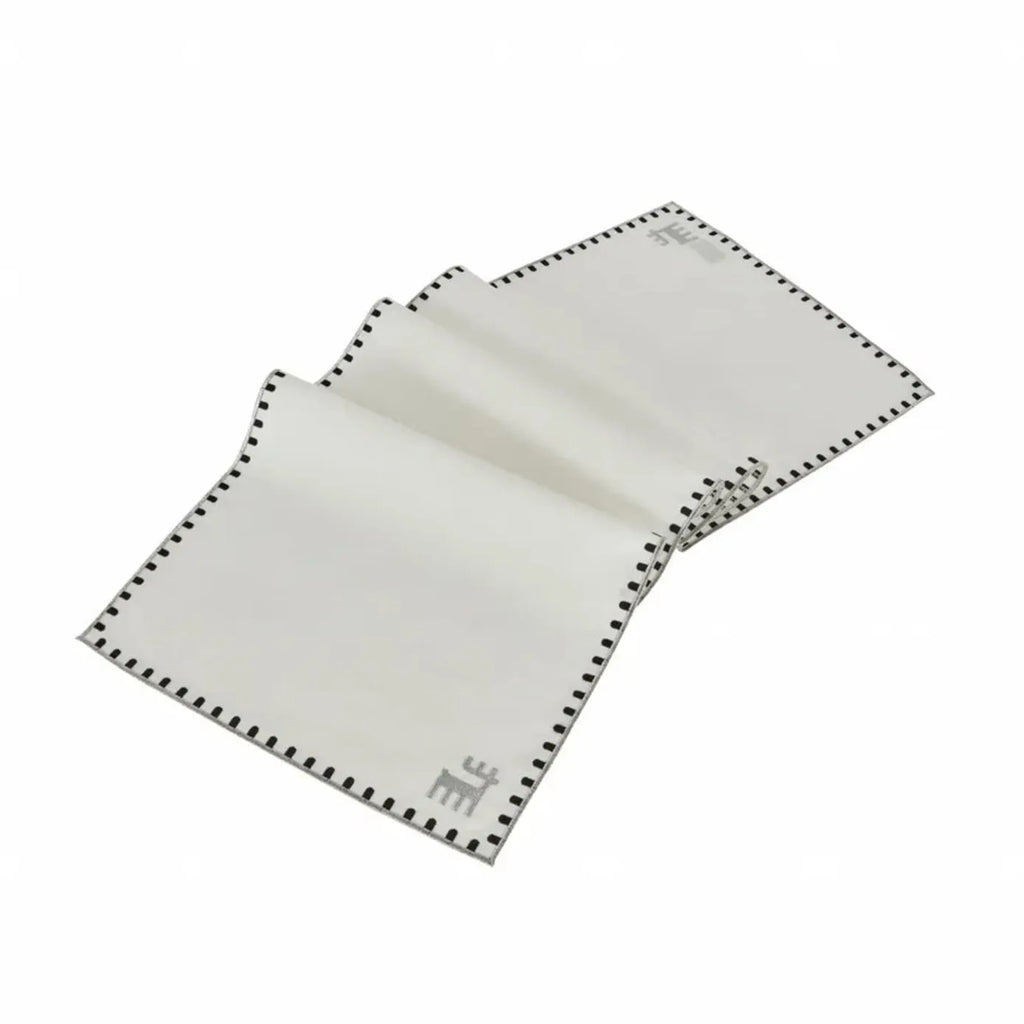 Napperon Karaca Home Collection Signature du 50e anniversaire,  blanc argent