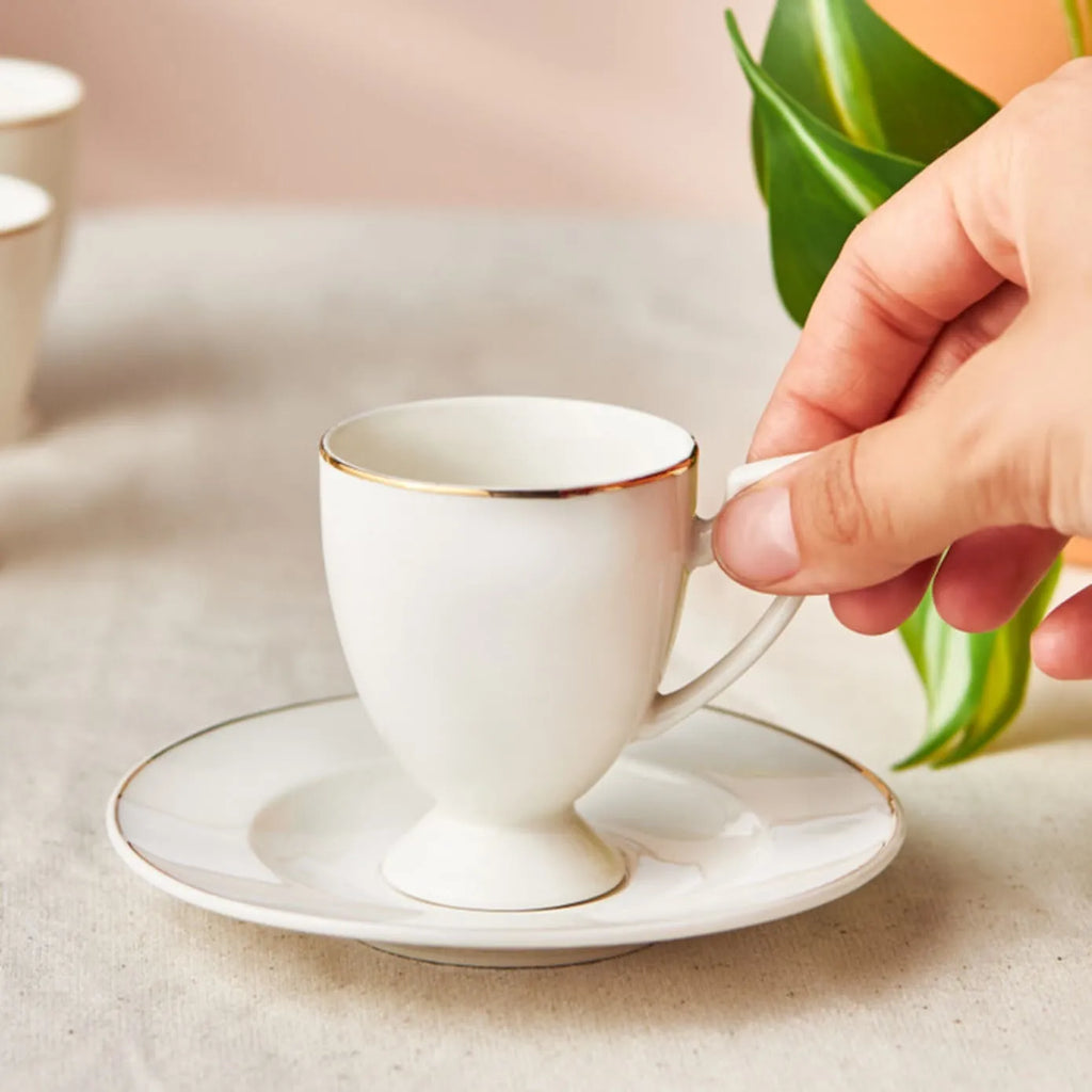 Coffret de tasses à café Karaca Boyoz pour 6 personnes, 85 ml