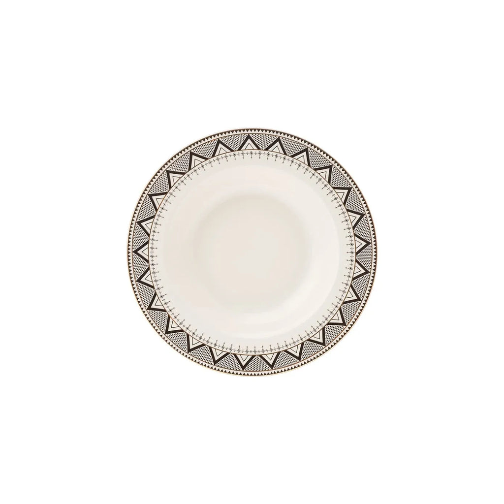 Service de table Karaca Globe pour 6 personnes, 24 pièces, porcelaine
