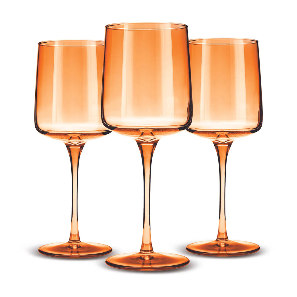 Set de verres à vin Karaca Salmon, 3 pièces, 320 ml