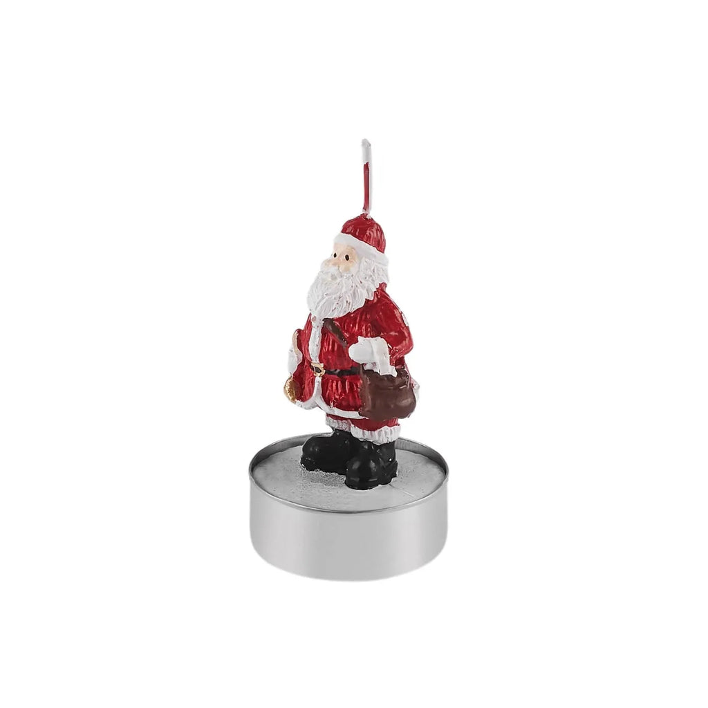 Bougie à réchaud Karaca Noël Père Santa, 3 pièces, 18,5X6,7 cm
