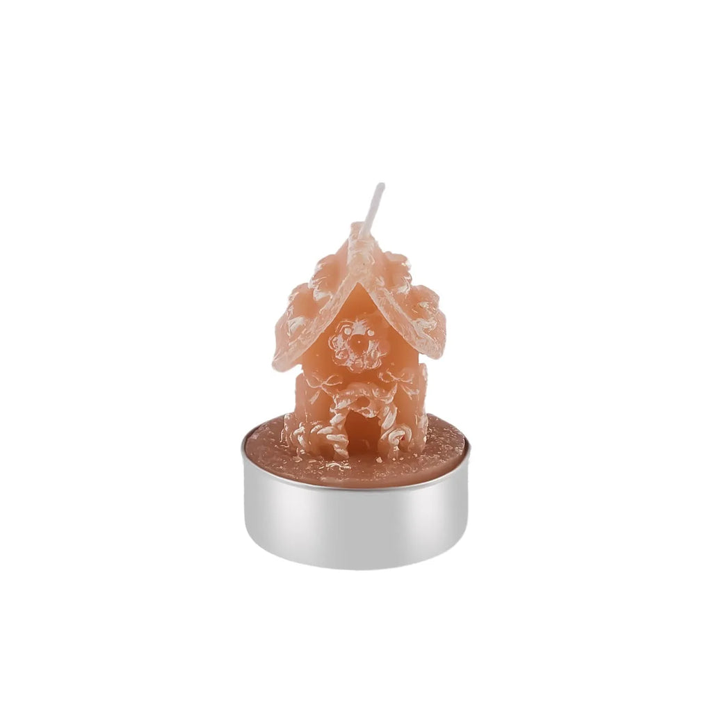 Karaca New Year Maison en Pain d'Épice Bougie 3 Pièces, 18 cm x 5 cm x 6 cm, Marron