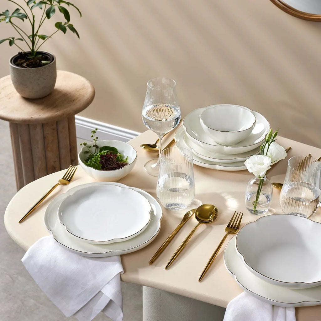 Service de table Karaca Flora pour 6 personnes,  24 pièces,  porcelaine