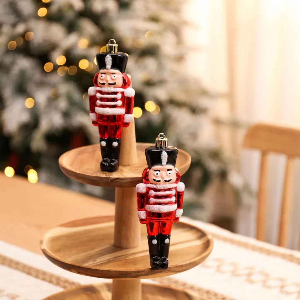 Karaca New Year Ensemble de Décorations de Sapin Casse-Noisette, 2 Pièces